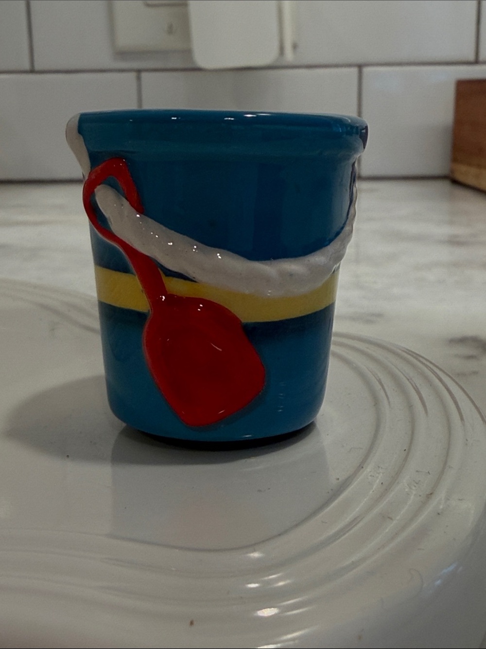 Retired Nora Fleming “Castle In the Sand” Sand Pail mini- A202